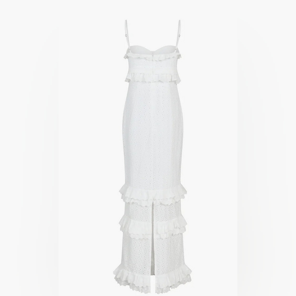 Layered Ruffle Eyelet Dress - Picture 2 of 7